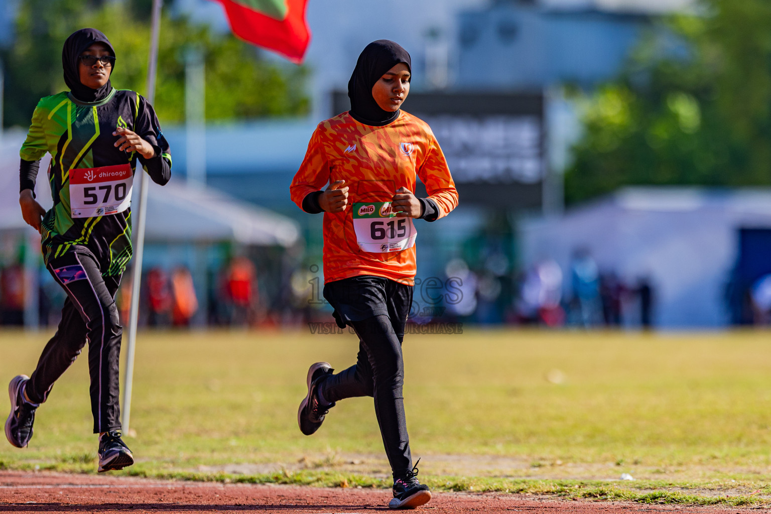 Day 1 of Inter-school Athletics Championship 2025 held in Ekuveni Synthetic Track, Male', Maldives on Monday, 06th October 2025. Photos by: Areef Adam  / Images.mv