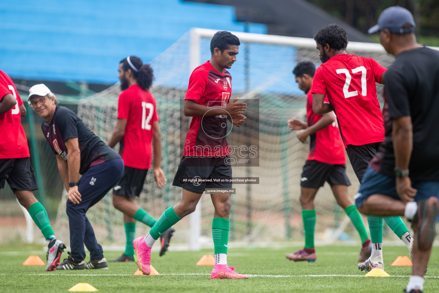 SAFF Championship training session of Team Maldives in Bangalore on Tuesday, 21st June 2023. Photos: Nausham Waheed / images.mv