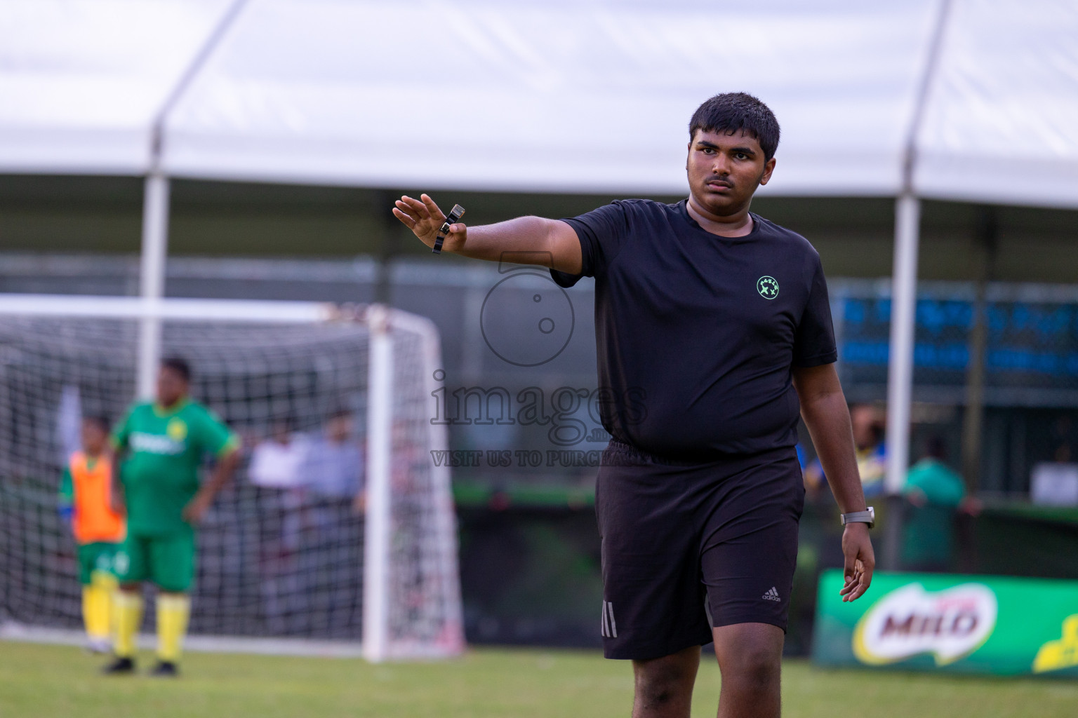 Day 1 of MILO Academy Championship 2024 - U12 was held at Henveiru Grounds in Male', Maldives on Thursday, 4th July 2024. 
Photos: Ismail Thoriq / images.mv