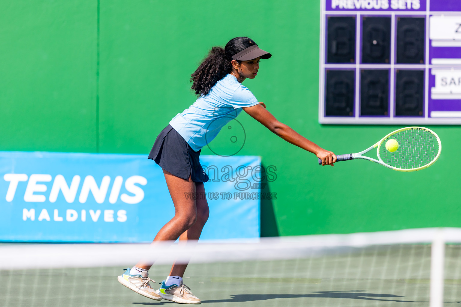 Day 2 of ATF Maldives Junior Open Tennis was held in Male' Tennis Court, Male', Maldives on Tuesday, 10th December 2024. Photos: Nausham Waheed / images.mv