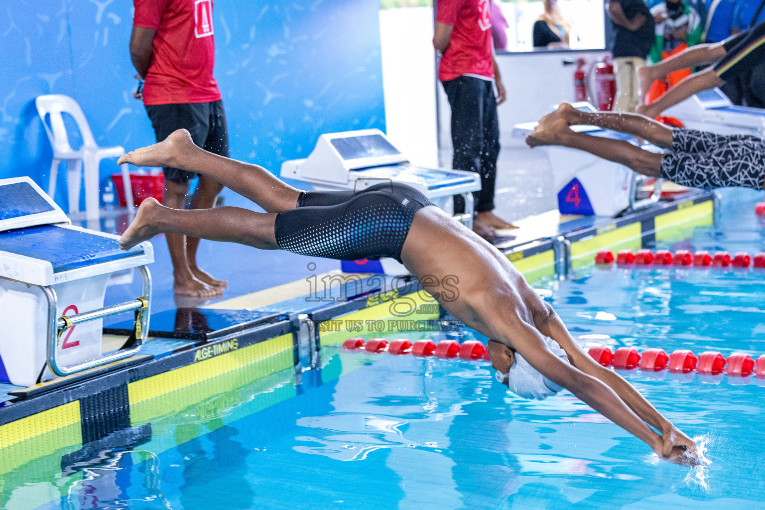 Day 4 of 20th Inter-school Swimming Competition 2024 held in Hulhumale', Maldives on Tuesday, 15th October 2024. Photos: Ismail Thoriq / images.mv