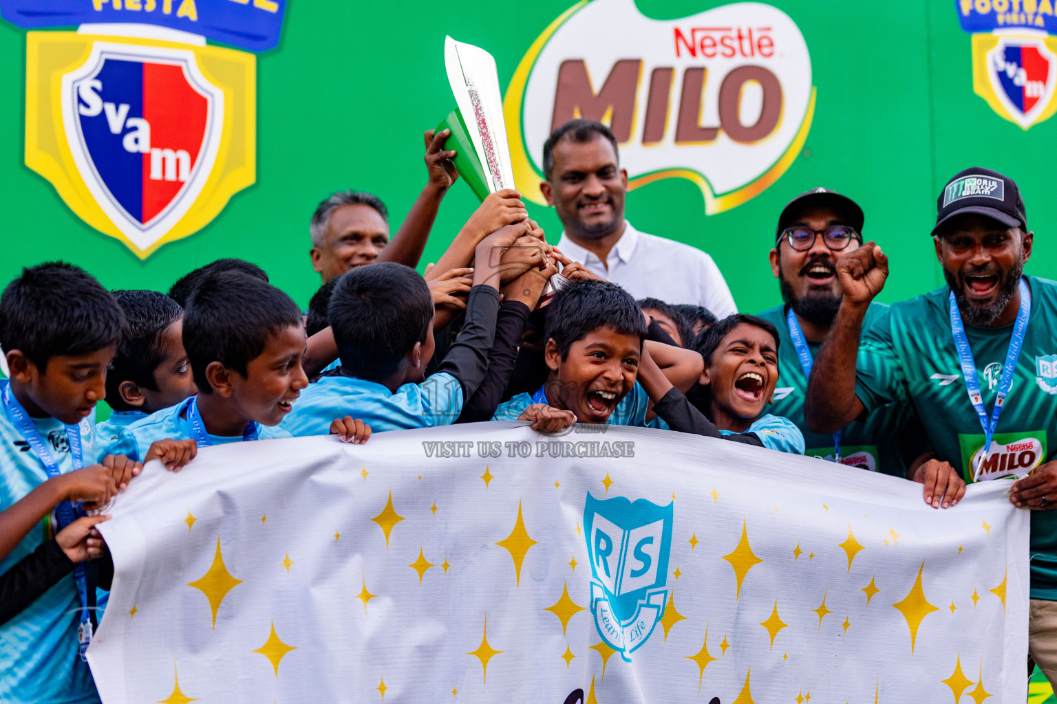 Day 2 of MILO Kids Football Fiesta was held at National Stadium in Male', Maldives on Saturday, 24th February 2024.