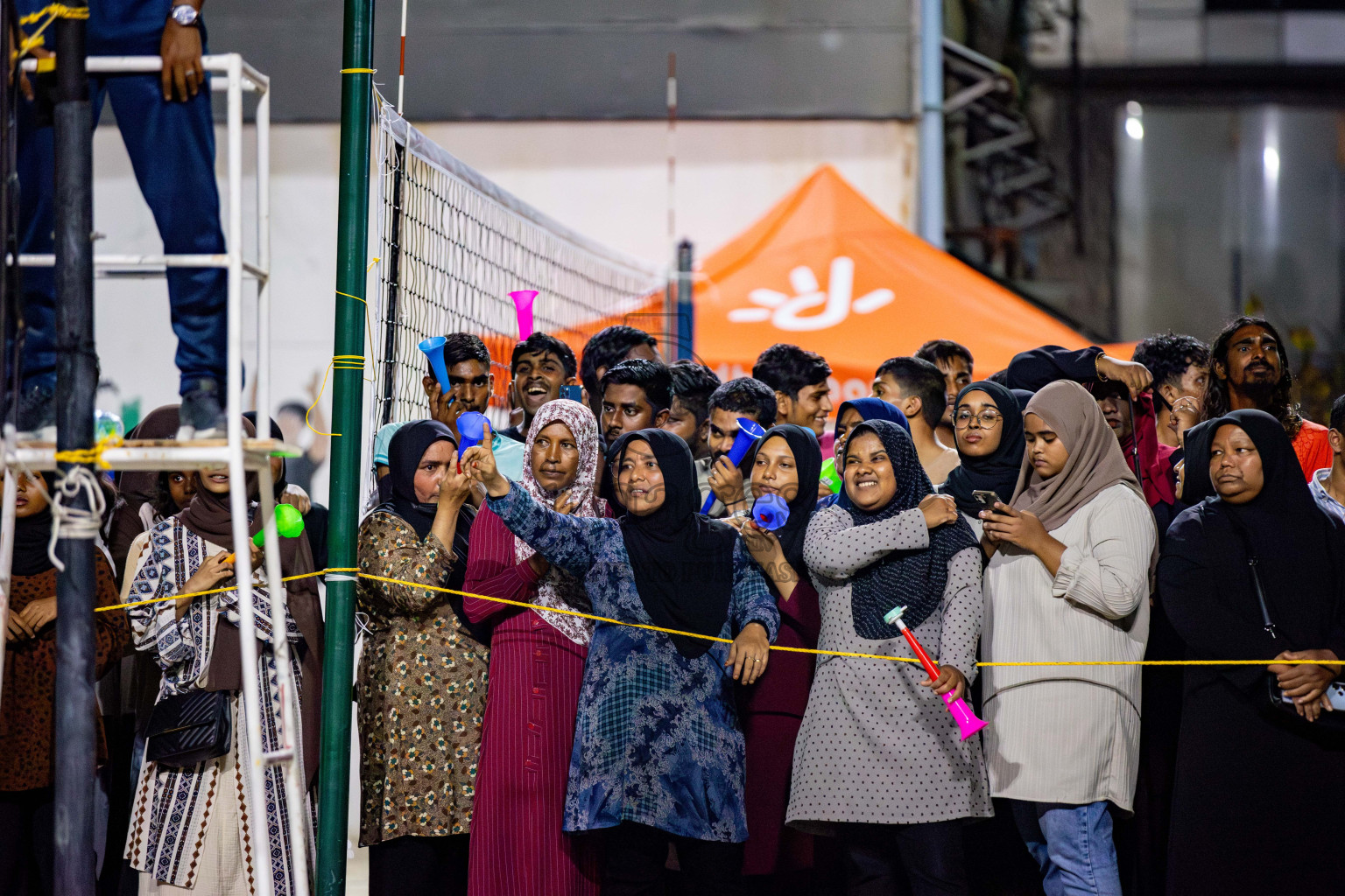 U19 Male and Atoll Girl's Finals in Day 9 of Interschool Volleyball Tournament 2024 was held in ABC Court at Male', Maldives on Saturday, 30th November 2024. Photos: Hassan Simah / images.mv