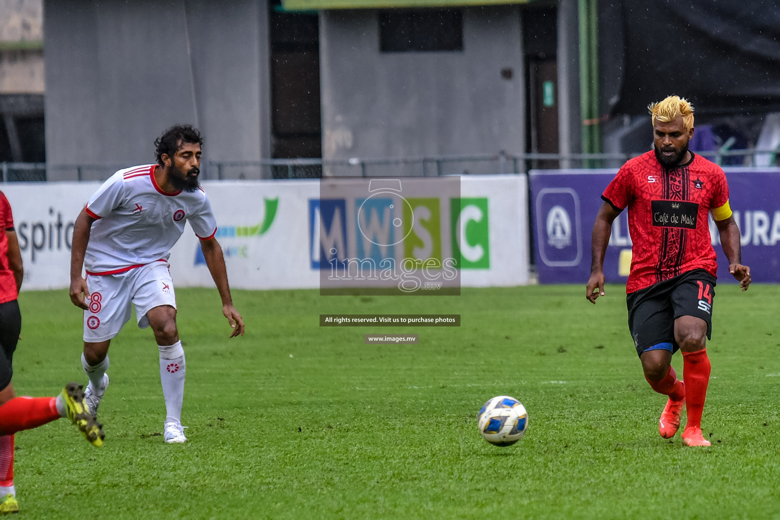 Buru Sports Club vs Club Teenage in Dhivehi Premier League Qualification 22 on 30th Aug 2022, held in National Football Stadium, Male', Maldives Photos: Nausham Waheed / Images.mv