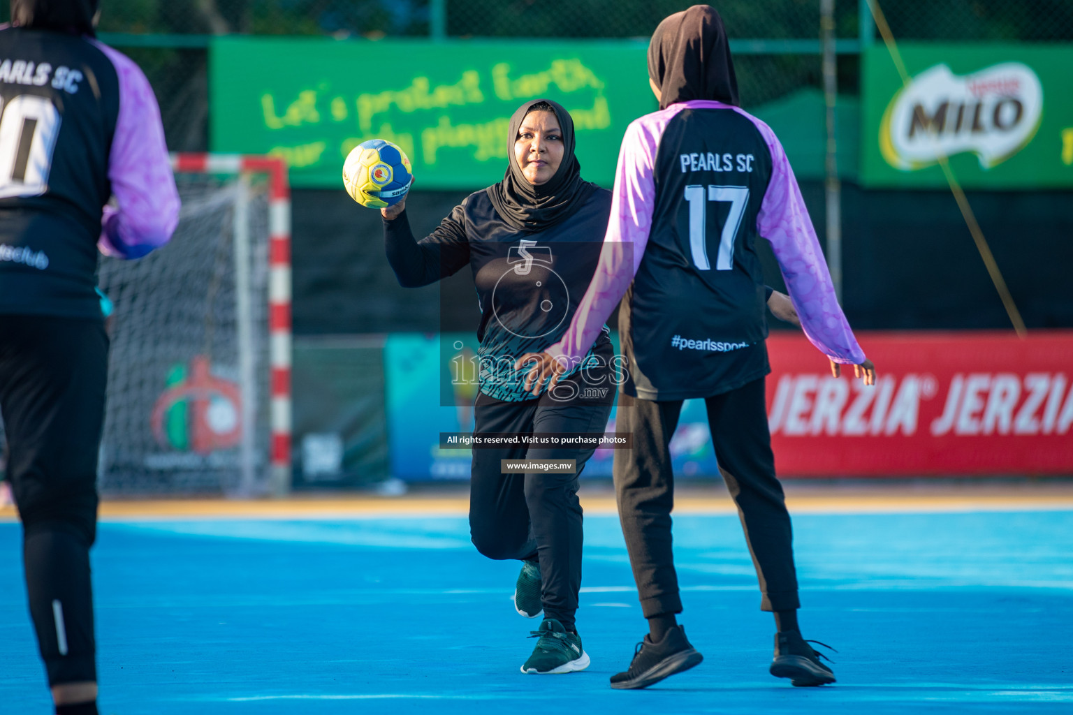 Day 3 of 6th MILO Handball Maldives Championship 2023, held in Handball ground, Male', Maldives on Friday, 22nd May 2023 Photos: Nausham Waheed/ Images.mv