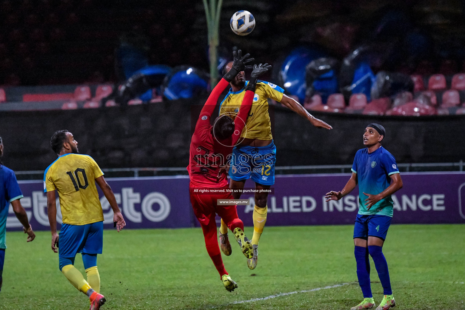 Club Valencia vs Super United sports in the FA Cup 2022 on 18th Aug 2022, held in National Football Stadium, Male', Maldives Photos: Nausham Waheed / Images.mv