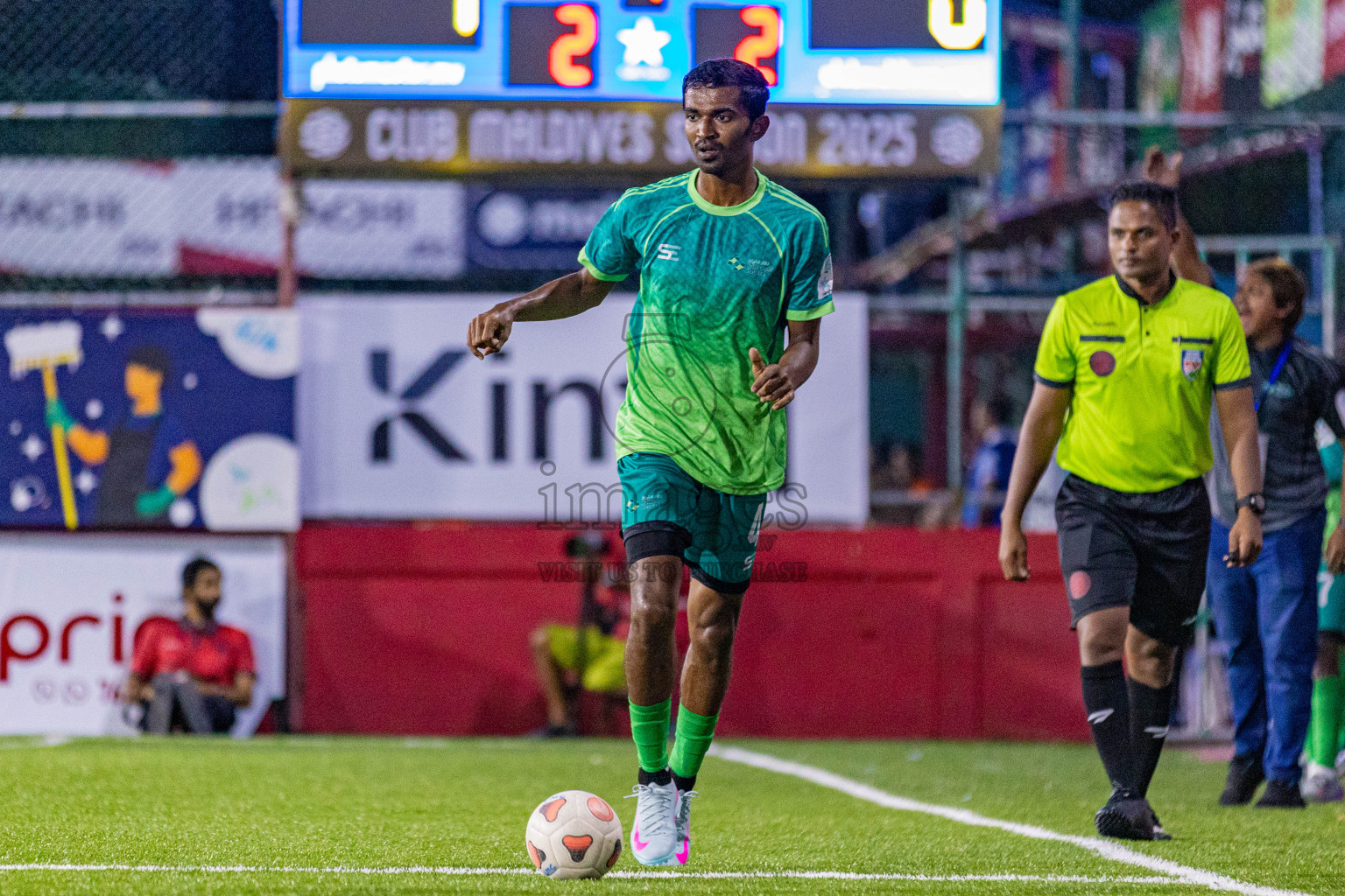 Hulhumale Hospital vs Club BCC in Club Maldives Cup Claasic 2025 was held in Rehendi Futsal Ground, Hulhumale', Maldives on Sunday, 21st September 2025. Photos: Areef Adam / images.mv