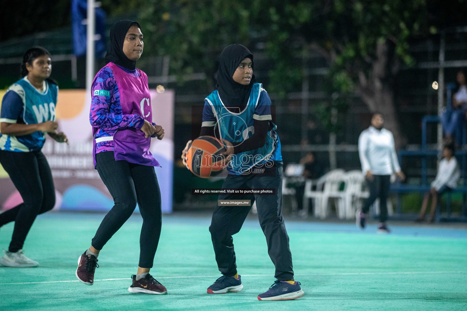 Day 4 of 20th Milo National Netball Tournament 2023, held in Synthetic Netball Court, Male', Maldives on 2nd  June 2023 Photos: Nausham Waheed/ Images.mv