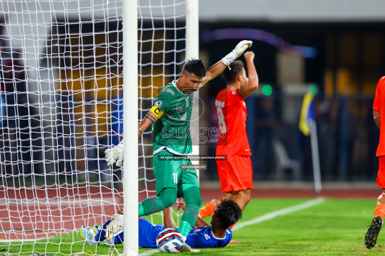 Nepal vs India in SAFF Championship 2023 held in Sree Kanteerava Stadium, Bengaluru, India, on Saturday, 24th June 2023. Photos: Hassan Simah / images.mv