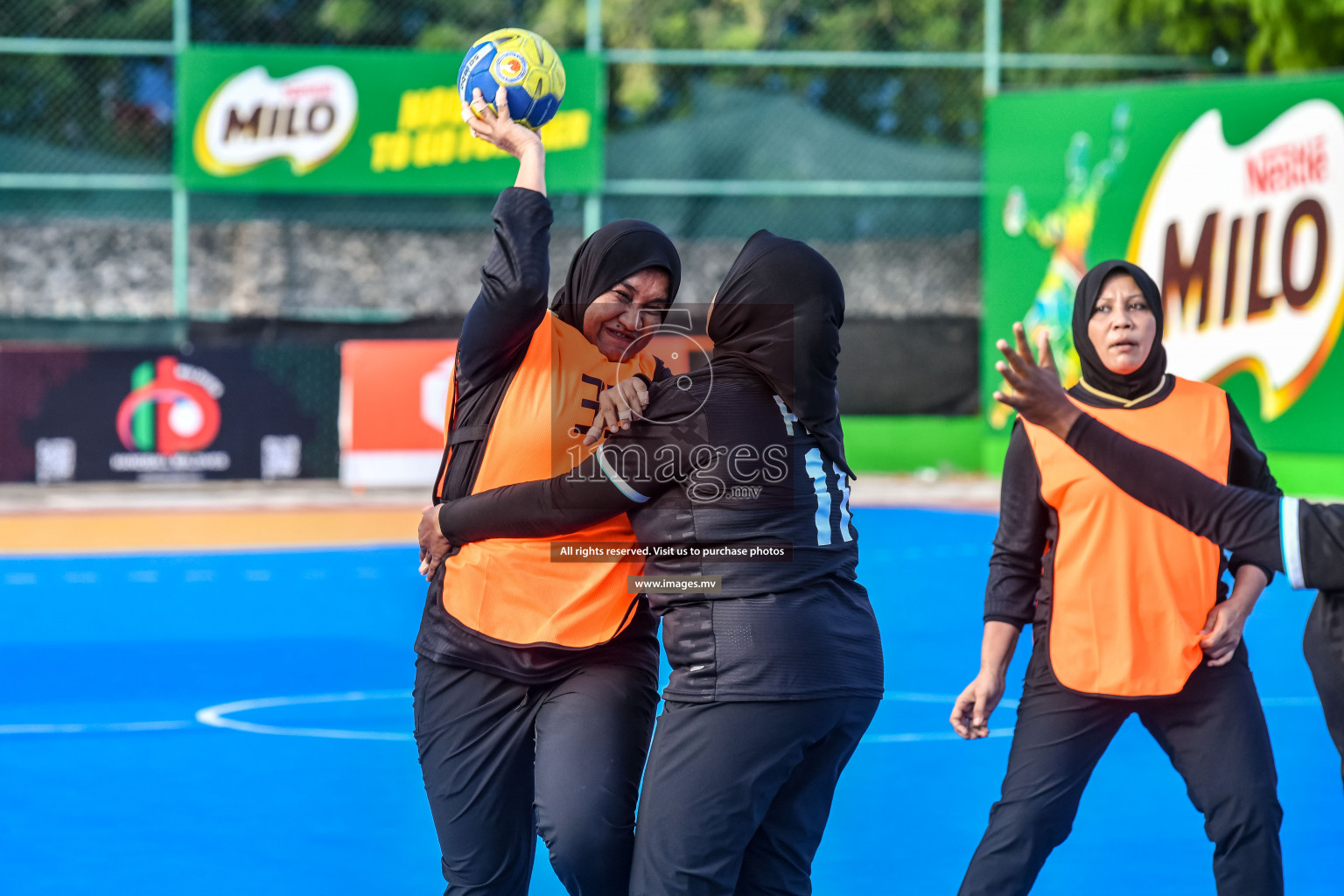 Day 8 of Milo 6th Inter Office Handball Tournament 2022 - Photos by Nausham Waheed