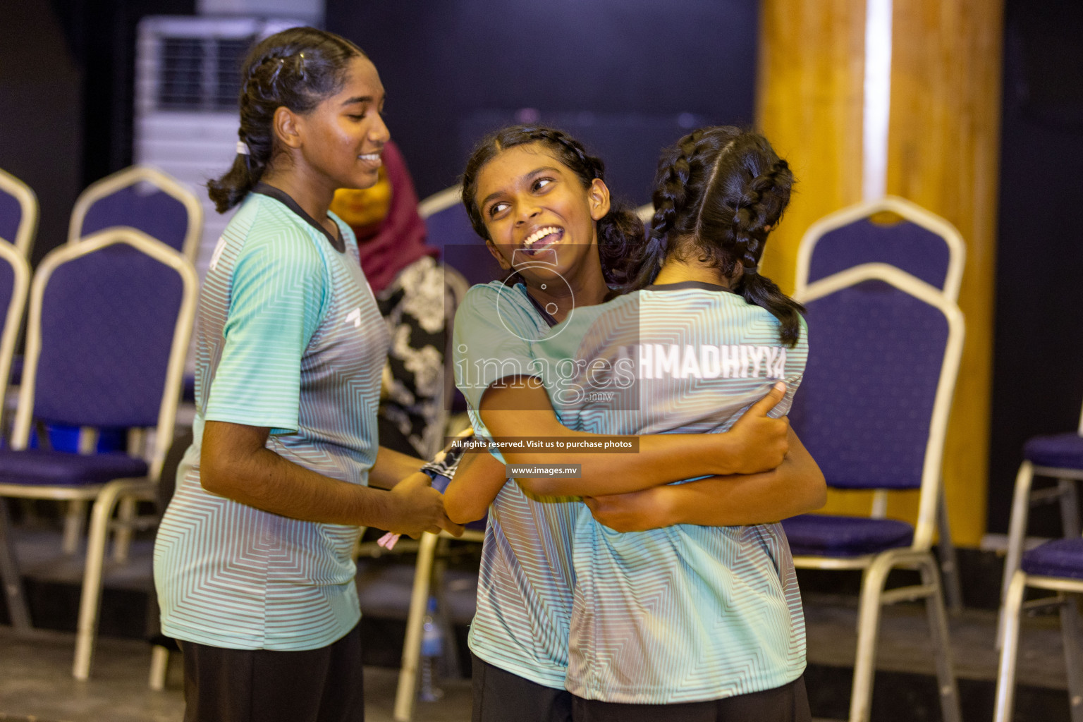 Day 10 of 24th Interschool Netball Tournament 2023 was held in Social Center, Male', Maldives on 5th November 2023. Photos: Nausham Waheed / images.mv