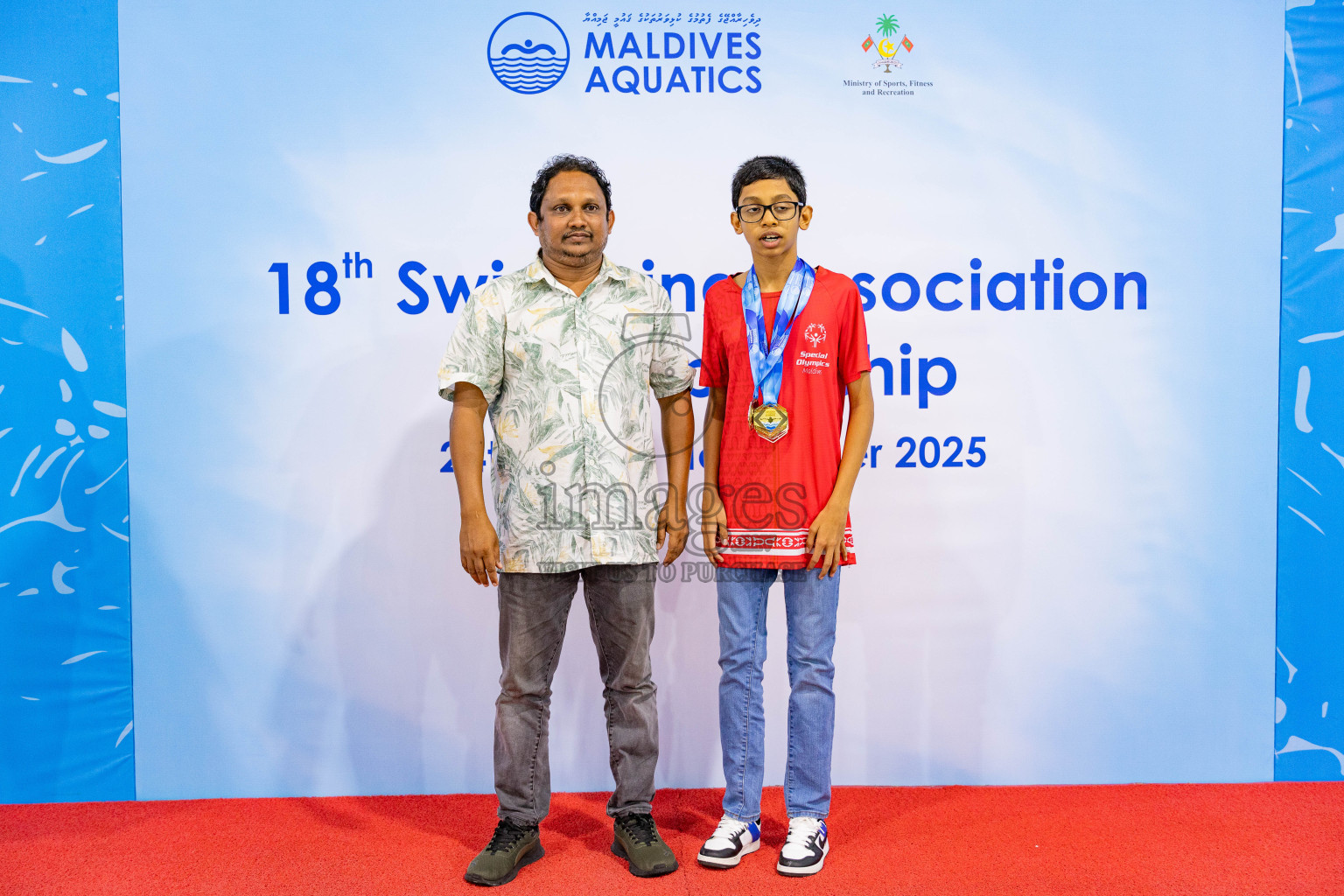 18th Swimming Association Championship 2025, Closing Ceremony was held on Saturday, 29th November 2025 at Swimming Track Hulhumale', Maldives. Photos: Areef Adam / images.mv