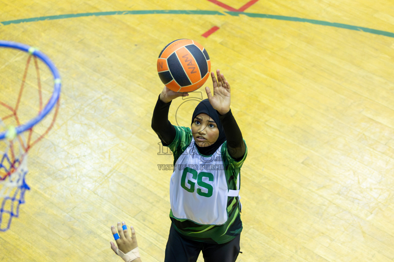 Day 15 of 25th Inter-School Netball Tournament was held in Social Center at Male', Maldives on Monday, 26th August 2024. Photos: Mohamed Mahfooz Moosa / images.mv