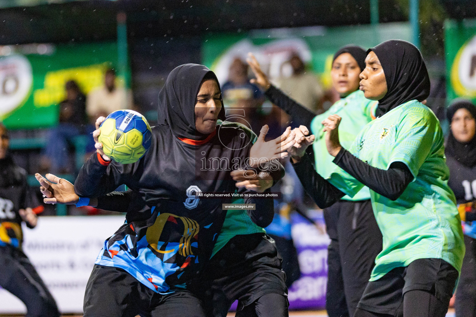 Day 4 of 7th Inter-Office/Company Handball Tournament 2023, held in Handball ground, Male', Maldives on Monday, 18th September 2023 Photos: Nausham Waheed/ Images.mv