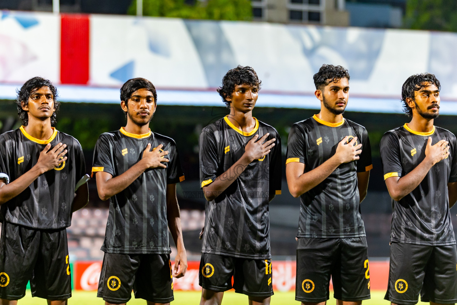 Odi Sports Club vs Buru Sports Club in Day 5 of Under 19 Youth Championship 2024 was held at National Stadium in Male', Maldives on Sunday, 23rd June 2024. Photos: Nausham Waheed / images.mv