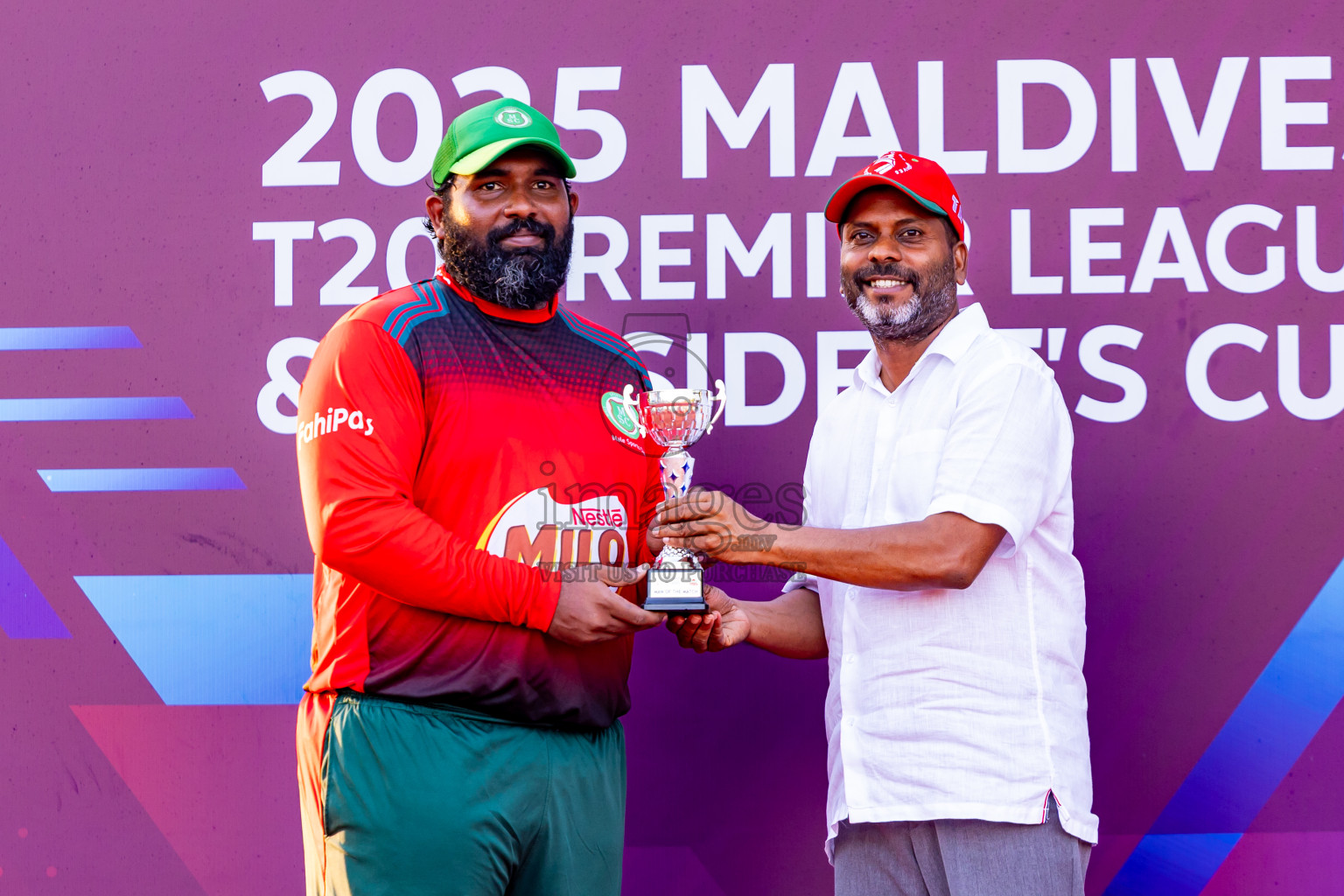 Final of the President's T20 Cricket Cup 2025 held on 8th August 2025, in Ekuveni Cricket Grounds, Male', Maldives. Photos: Nausham Waheed  / Images.mv