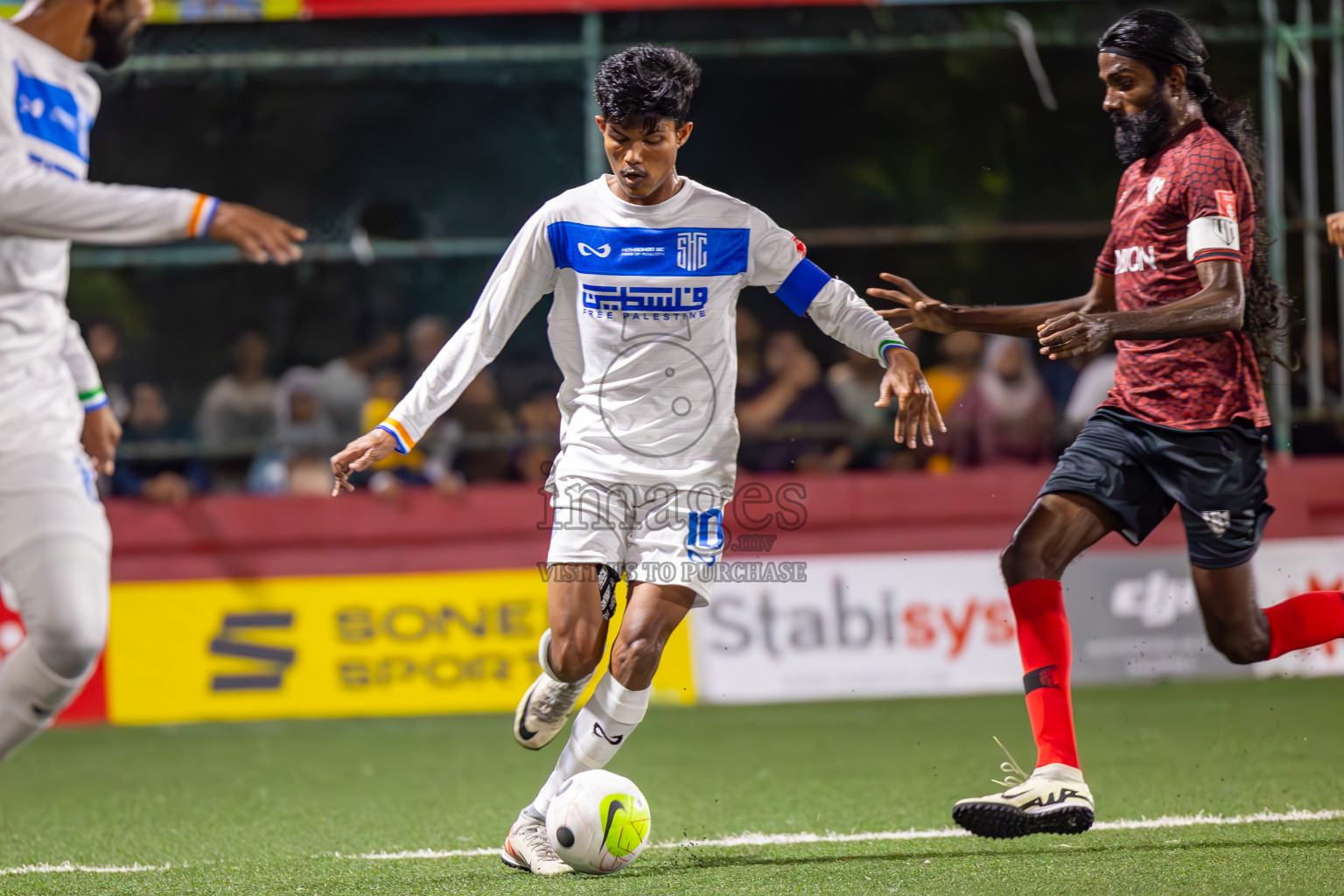 Vilimale vs S Hithadhoo in Quarter Finals of Golden Futsal Challenge 2024 which was held on Friday, 1st March 2024, in Hulhumale', Maldives Photos: Ismail Thoriq / images.mv