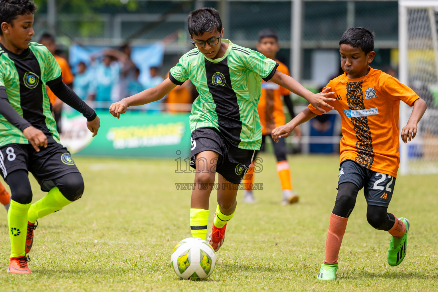 Day 1 of MILO Academy Championship 2025 (U-12) was held at Henveiru Stadium in Male', Maldives on Thursday, 1st May 2025. Photos: Ismail Thoriq / images.mv