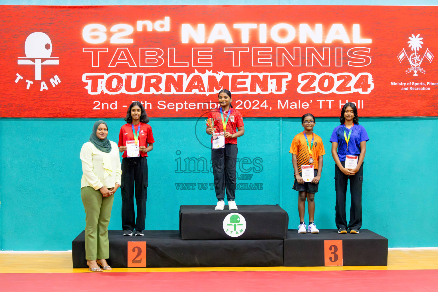 Finals of National Table Tennis Tournament 2024 was held at Male' TT Hall on Friday, 6th September 2024. 
Photos: Abdulla Abeed / images.mv