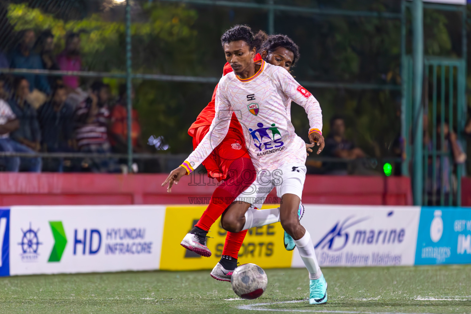 GA Maamendhoo VS GA Kondey in Day 14 of Golden Futsal Challenge 2024 was held on Sunday, 28th January 2024, in Hulhumale', Maldives
Photos: Ismail Thoriq / images.mv