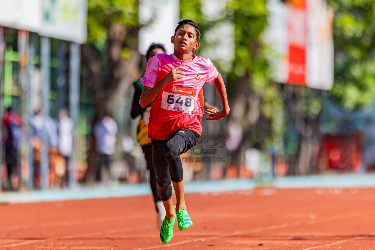 Day 1 of Inter-school Athletics Championship 2025 held in Ekuveni Synthetic Track, Male', Maldives on Monday, 06th October 2025. Photos by: Areef Adam  / Images.mv