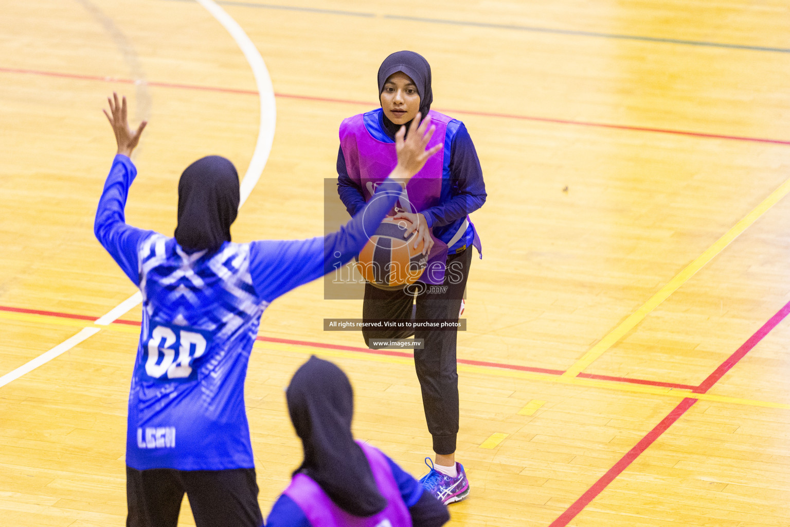 Day7 of 24th Interschool Netball Tournament 2023 was held in Social Center, Male', Maldives on 2nd November 2023. Photos: Nausham Waheed / images.mv