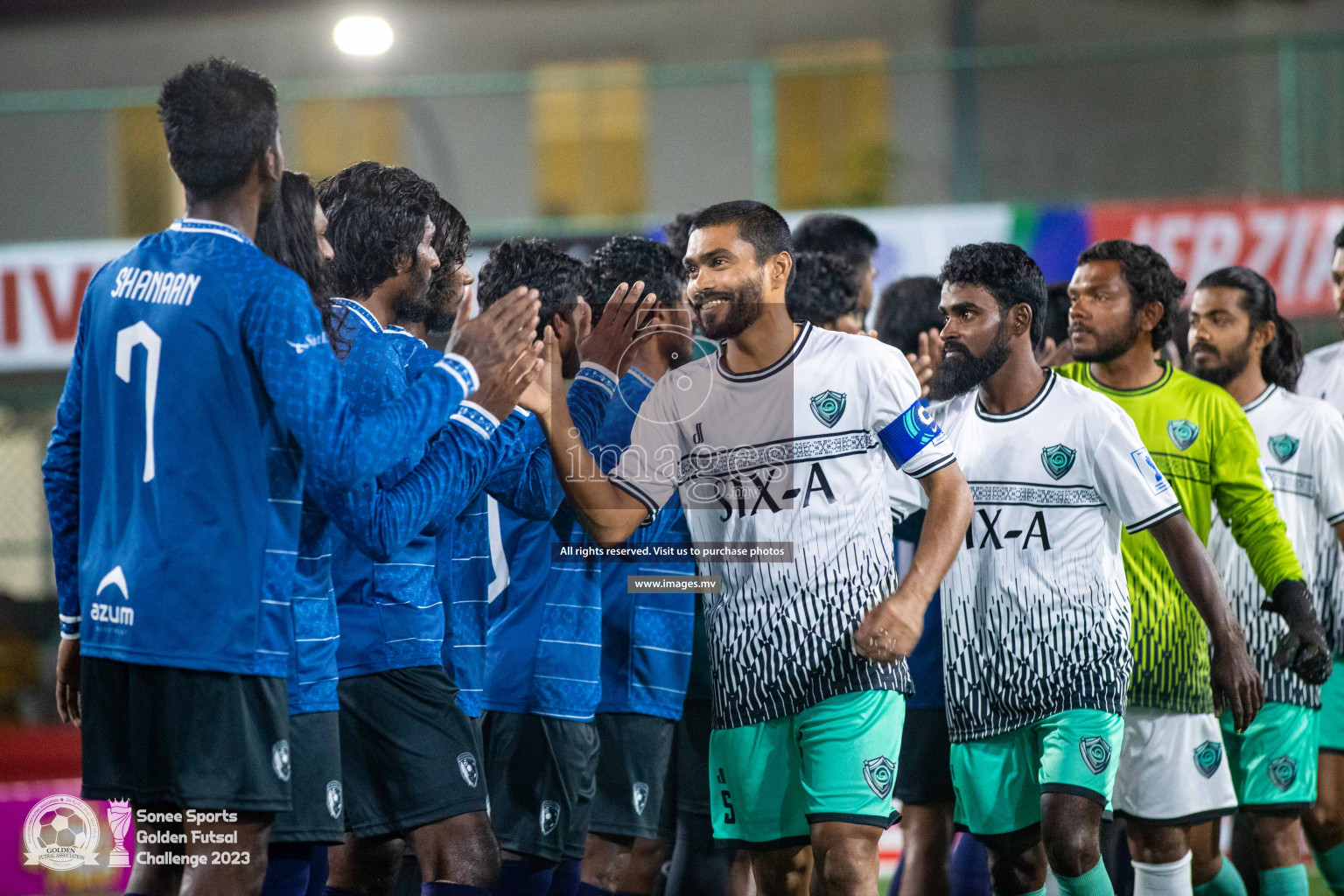 K. Thulusdhoo vs K. Gaafaru in Day 4 of Golden Futsal Challenge 2023 on 08 February 2023 in Hulhumale, Male, Maldives