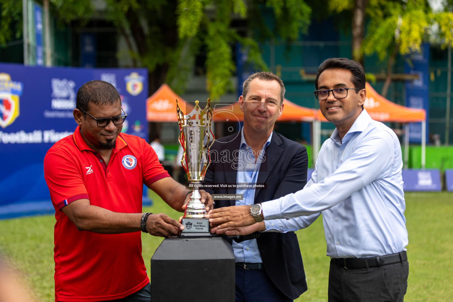 Day 1 of Nestle kids football fiesta, held in Henveyru Football Stadium, Male', Maldives on Wednesday, 11th October 2023 Photos: Shut Abdul Sattar/ Images.mv