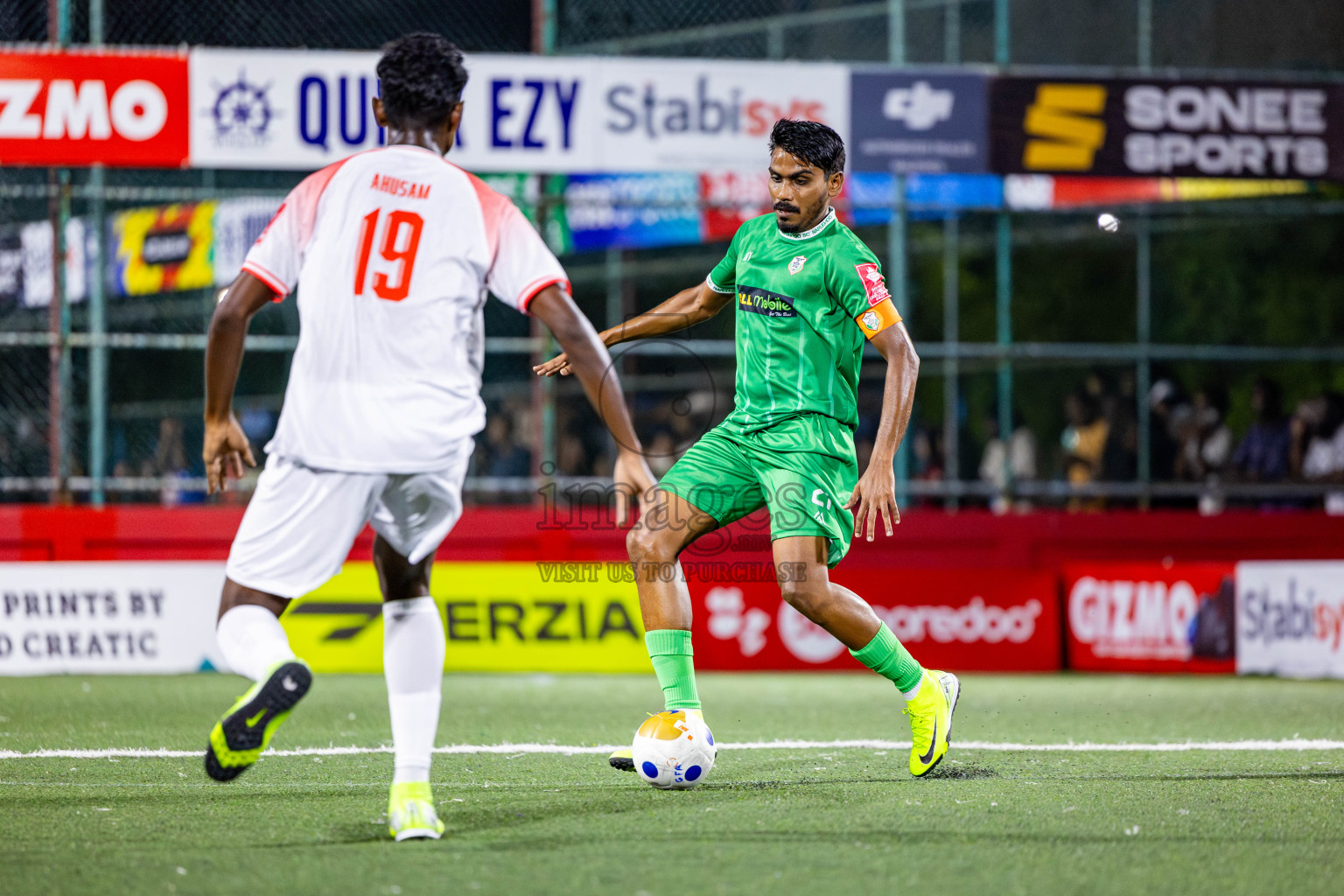 Sh Narudhoo vs Sh Goidhoo in Day 11 of Golden Futsal Challenge 2025 was held on Wednesday, 15th January 2025, in Hulhumale', Maldives Photos: Nausham Waheed / images.mv