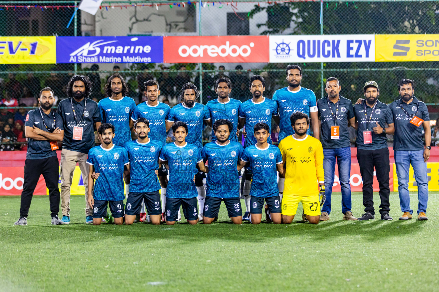 HDh Naivaadhoo vs HDh Nolhivaran in Day 23 of Golden Futsal Challenge 2024 was held on Tuesday , 6th February 2024 in Hulhumale', Maldives Photos: Nausham Waheed / images.mv