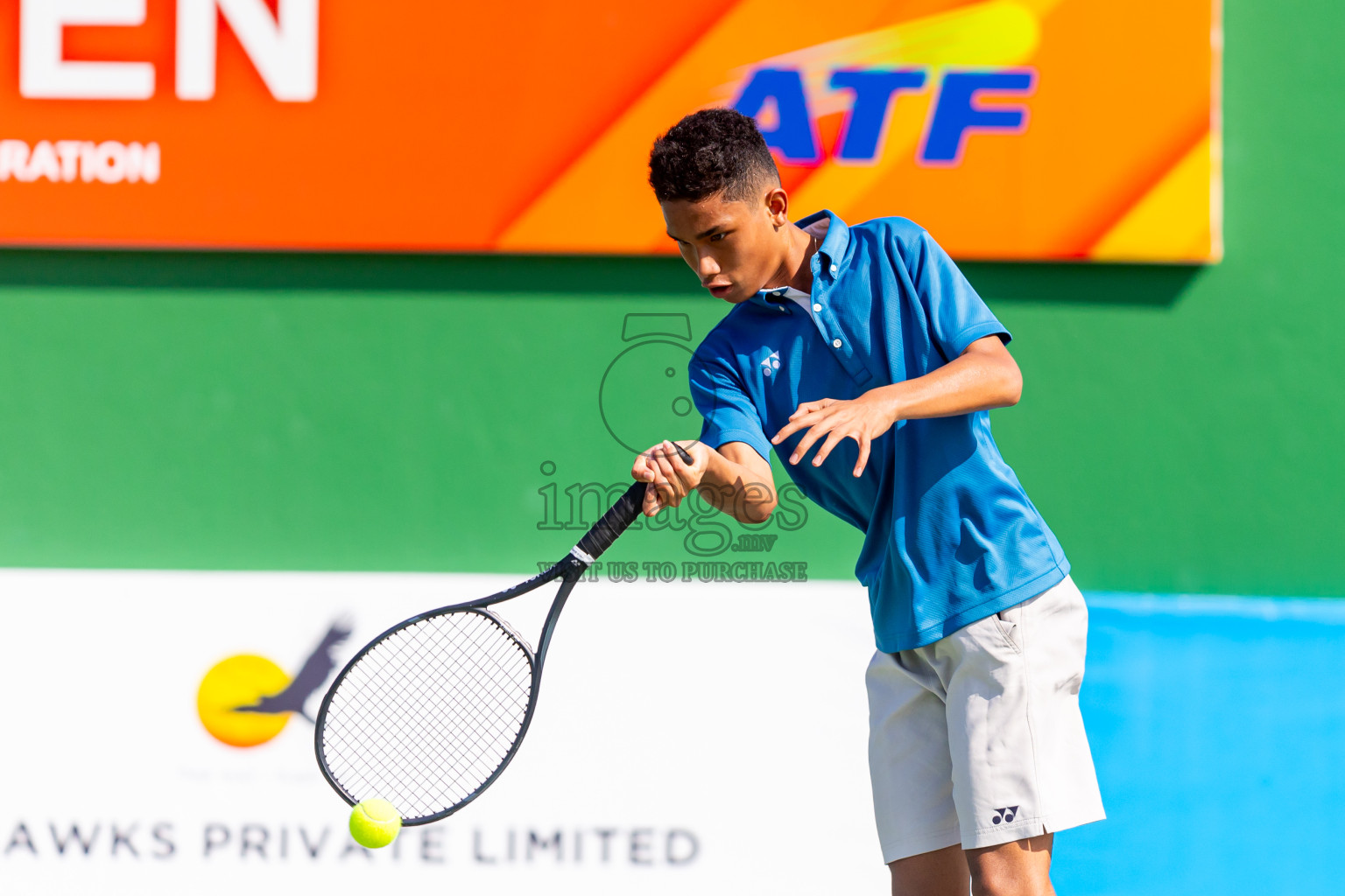 Day 3 of ATF Maldives Junior Open Tennis was held in Male' Tennis Court, Male', Maldives on Wednesday, 11th December 2024. Photos: Nausham Waheed / images.mv