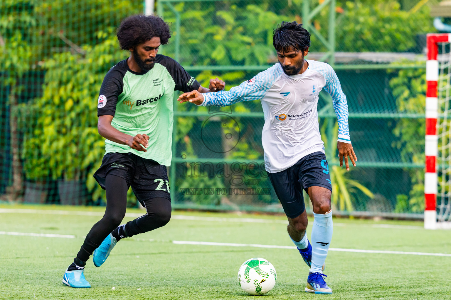 Barcelo vs Lily Beach in Semi Final of Resort League 2025 (Ari Zone) was held on Friday, 27th June 2025 in Conrad Maldives Rangali Island, Alif Dhaalu Atoll, Maldives. Photos: Nausham Waheed / images.mv