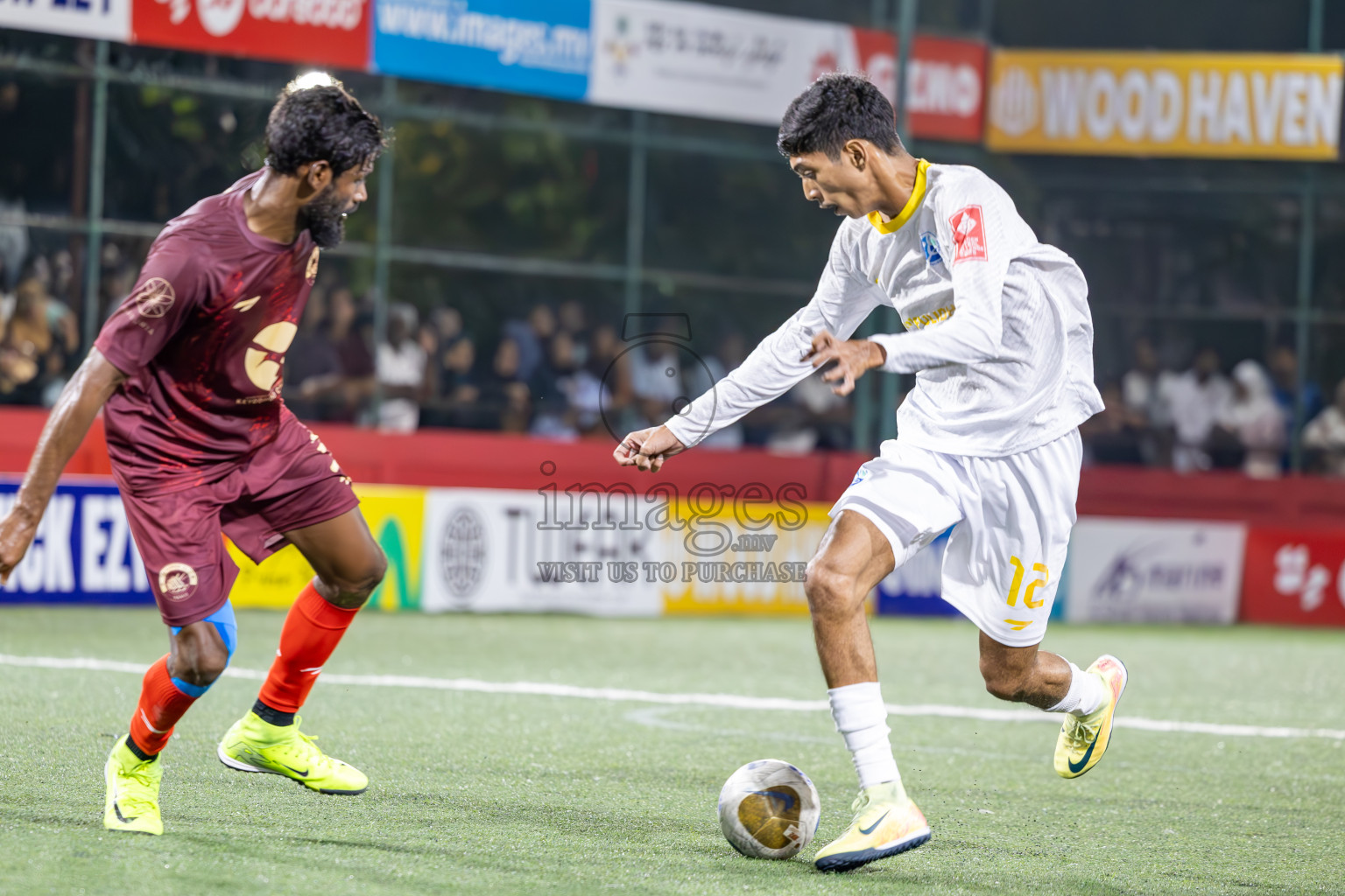 V Fulidhoo vs V Keyodhoo in Day 15 of Golden Futsal Challenge 2025 was held on Sunday, 19th January 2025, in Hulhumale', Maldives. Photos: Ismail Thoriq / images.mv