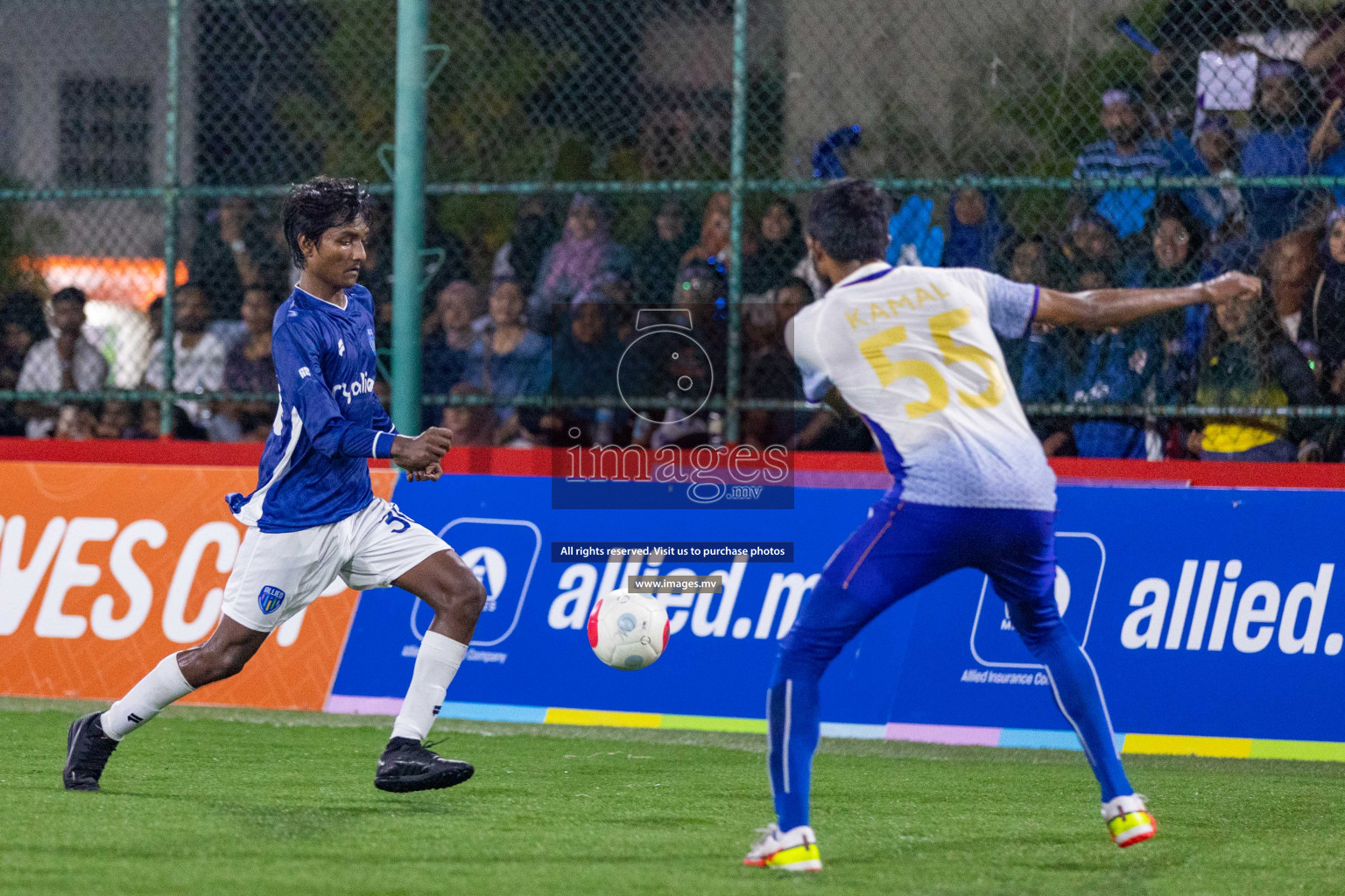 Team Allied vs Muleeaage RC in Club Maldives Cup 2022 was held in Hulhumale', Maldives on Wednesday, 12th October 2022. Photos: Ismail Thoriq/ images.mv