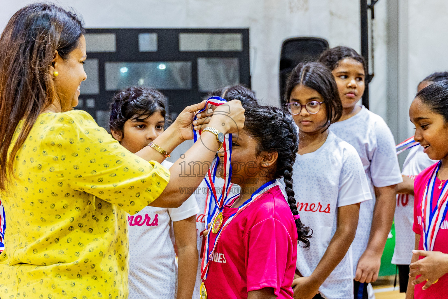 Day 3 of Milo 5 x 5 Junior Challenge 2025 - Basketball tournament held in Basketball Training Center, Male', Maldives on Saturday, 11th October 2025. Photos by: Nausham Waheed, Areef Adam / Images.mv