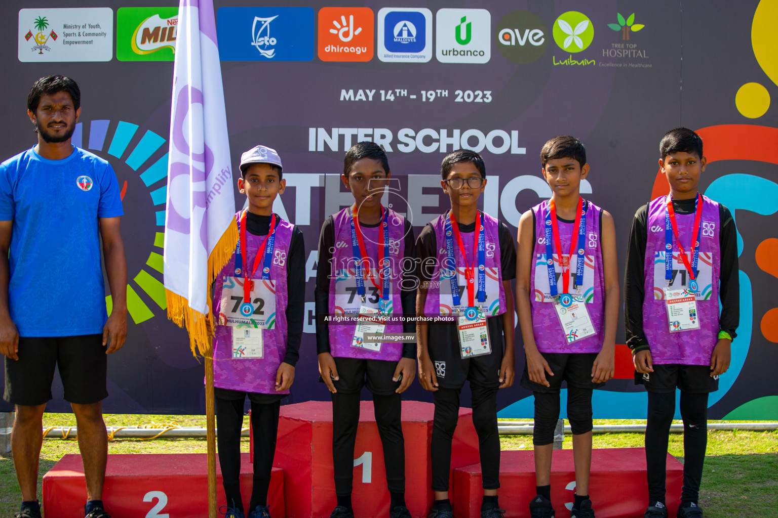 Final Day of Inter School Athletics Championship 2023 was held in Hulhumale' Running Track at Hulhumale', Maldives on Friday, 19th May 2023. Photos: Mohamed Mahfooz Moosa / images.mv