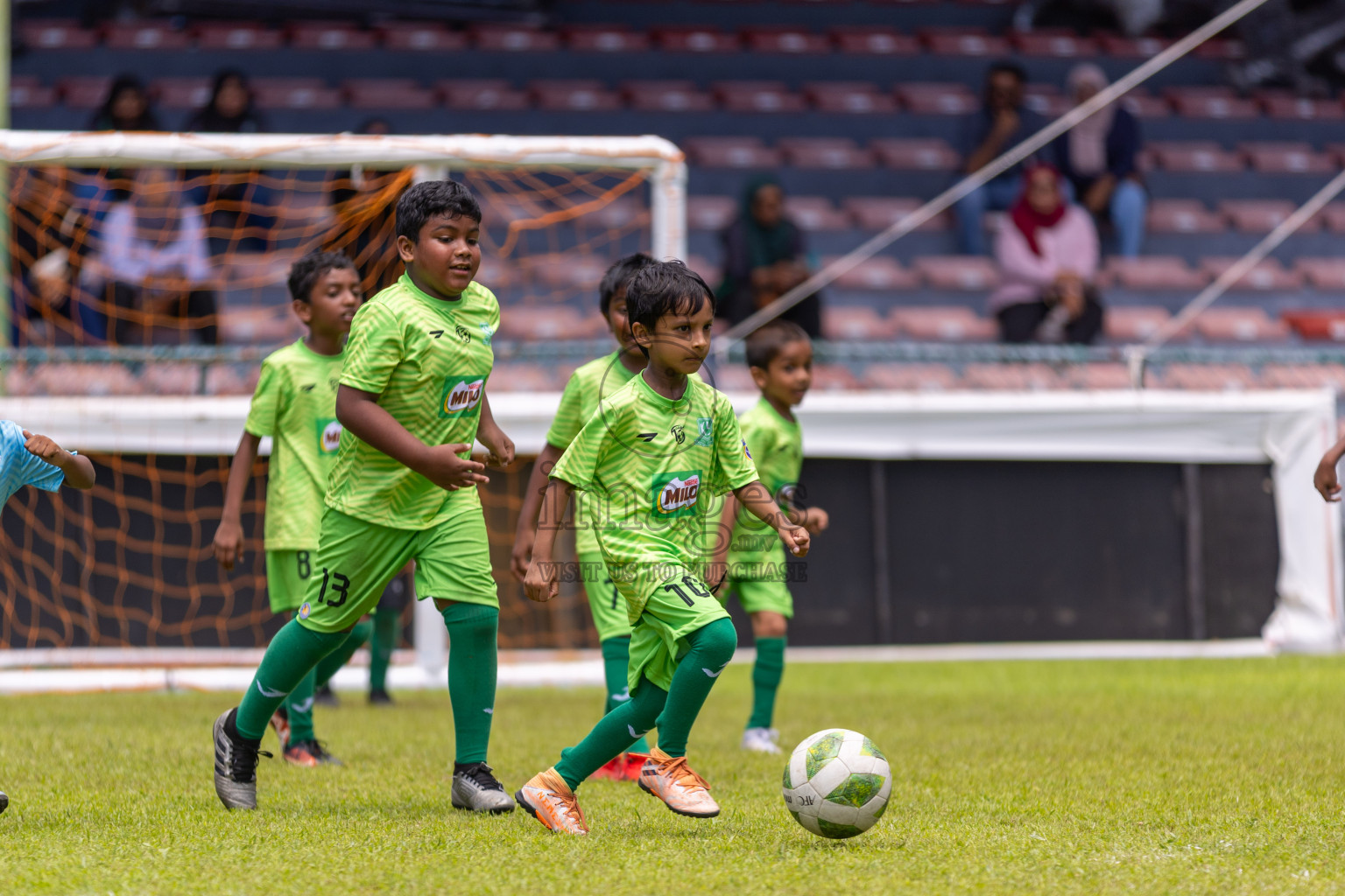 Day 2 of MILO Kids Football Fiesta was held at National Stadium in Male', Maldives on Saturday, 24th February 2024.