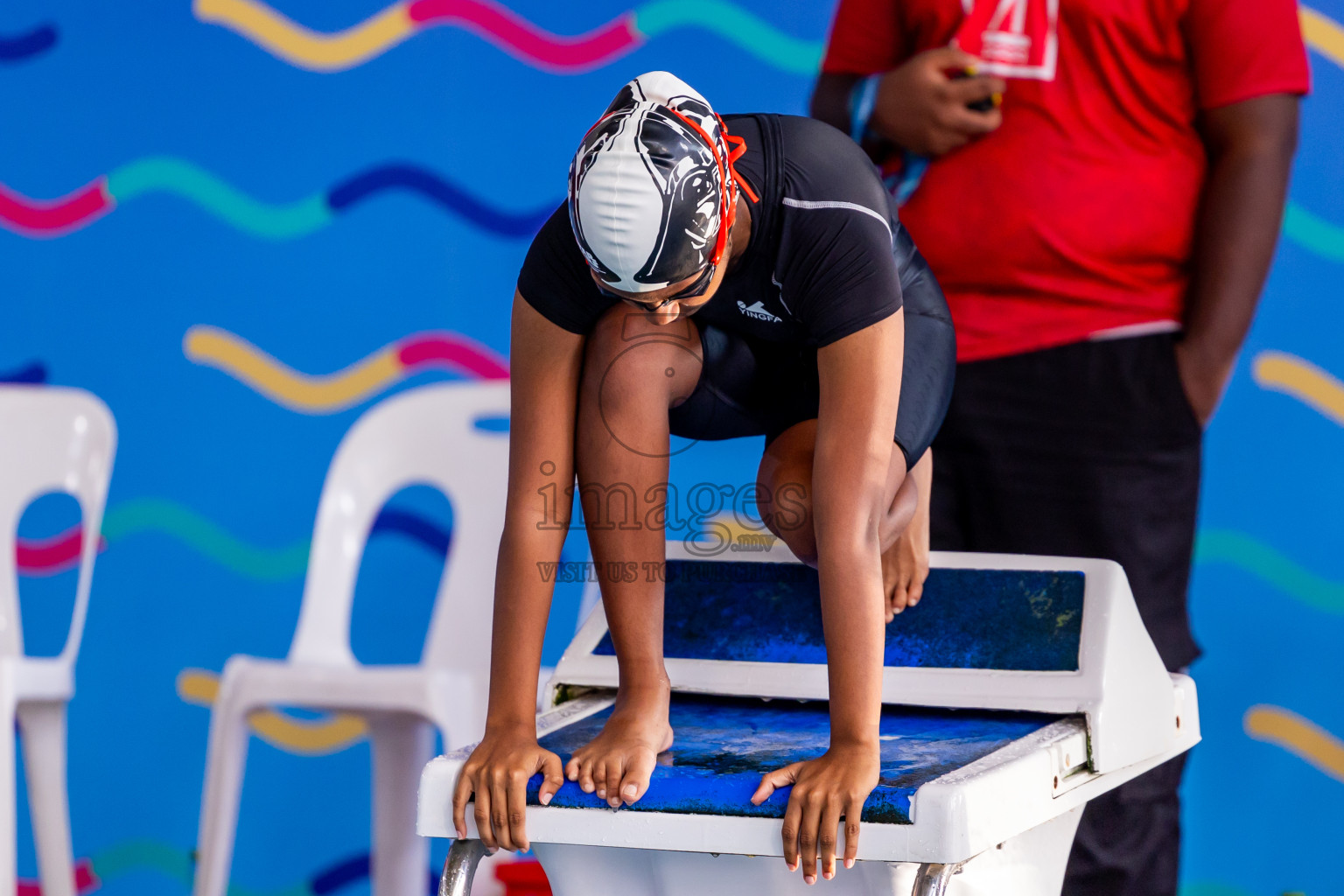 Day 1 of National Swimming Championship 2024 held in Hulhumale', Maldives on Friday, 13th December 2024. Photos: Nausham Waheed / images.mv