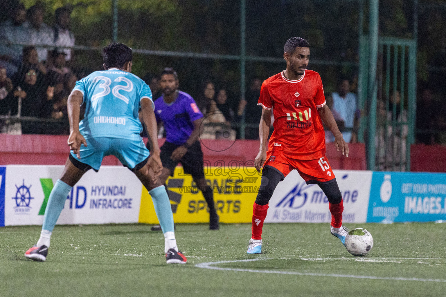 HA Filladhoo VS HA Dhidhdhoo in Day 13 of Golden Futsal Challenge 2024 was held on Saturday, 27th January 2024, in Hulhumale', Maldives Photos: Nausham Waheed / images.mv