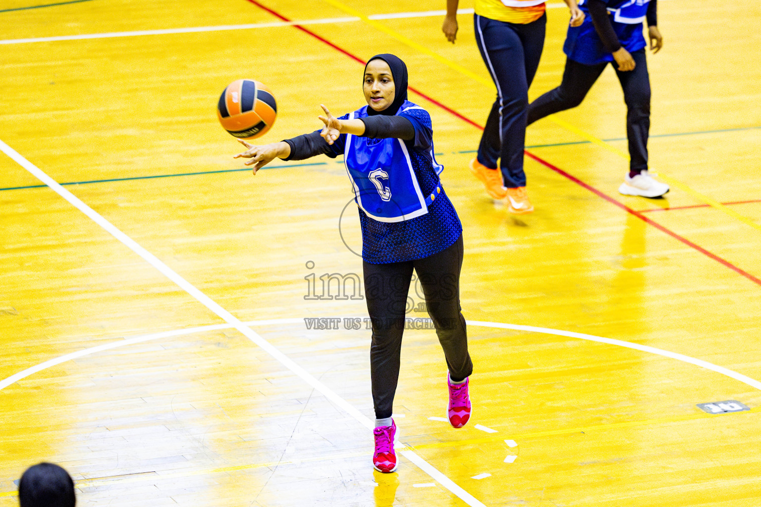 Day 5 of 21st National Netball Tournament was held in Social Canter at Male', Maldives on Sunday, 13th May 2024. Photos: Nausham Waheed / images.mv