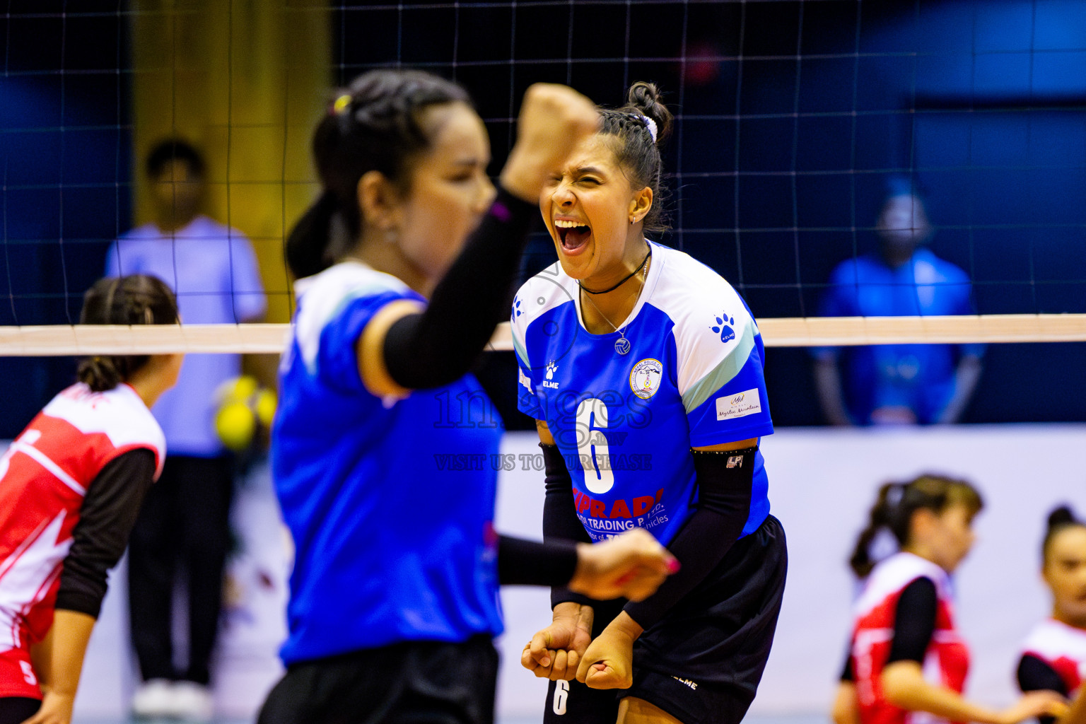 Nepal Police Club vs Humo VC in the Final of CAVA Woman's Volleyball Club Championship 2024 was held in Social Center, Male', Maldives on Saturday, 21st September 2024. Photos: Nausham Waheed / images.mv