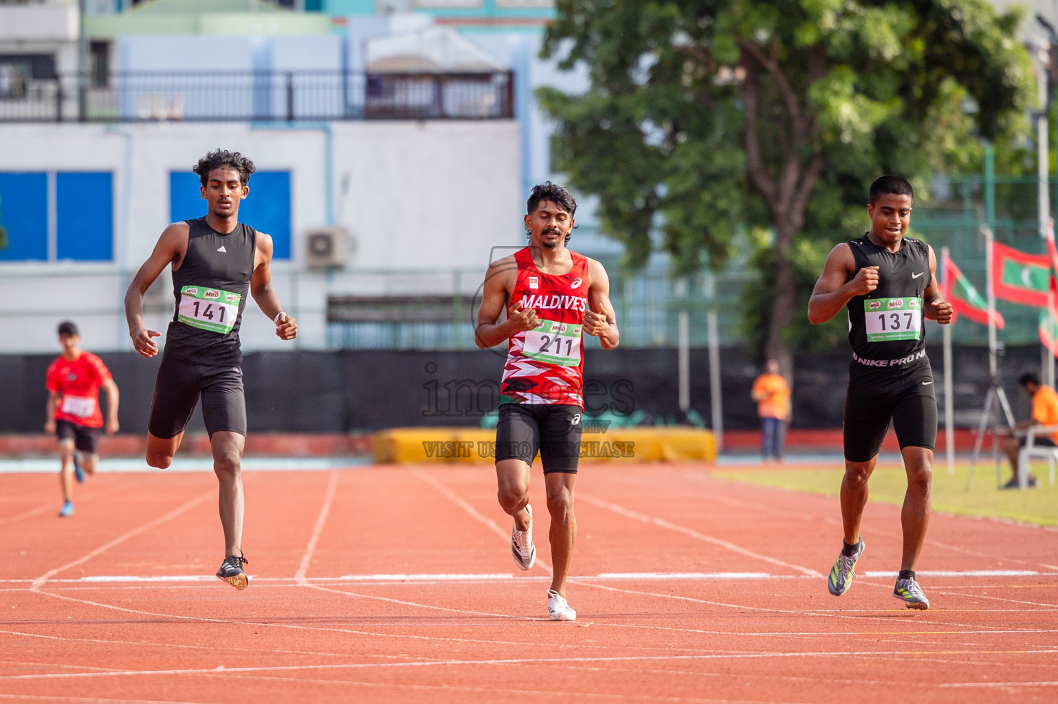 Day 2 of 33rd National Athletics Championship was held in Ekuveni Track at Male', Maldives on Friday, 6th September 2024. Photos: Shuu Abdul Sattar / images.mv