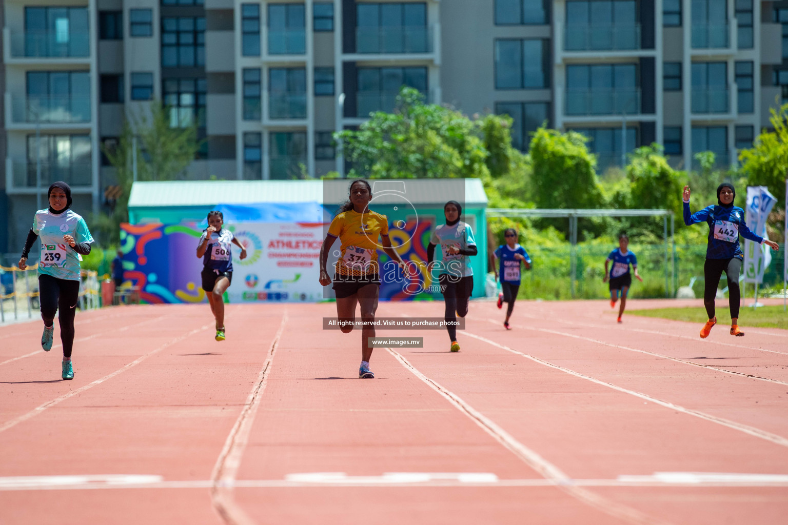 Day three of Inter School Athletics Championship 2023 was held at Hulhumale' Running Track at Hulhumale', Maldives on Tuesday, 16th May 2023. Photos: Nausham Waheed / images.mv