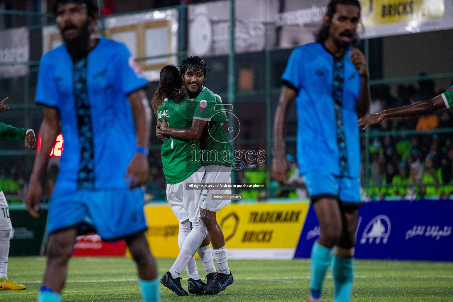 Team FSM vs Club HDC in the Quarter Finals of Club Maldives 2021 held at Hulhumale;, on 12th December 2021 Photos: Ismail Thoriq / images.mv