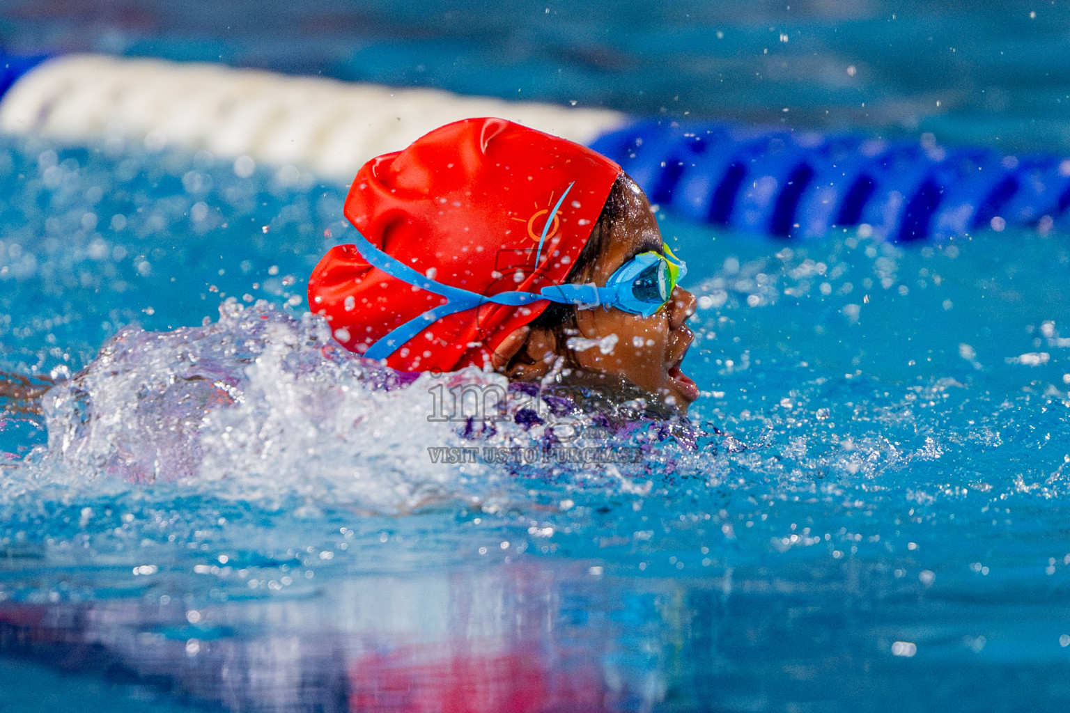 Day 1 of BML 5th National Swimming Kids Festival 2024 held in Hulhumale', Maldives on Monday, 18th November 2024. Photos: Nausham Waheed / images.mv