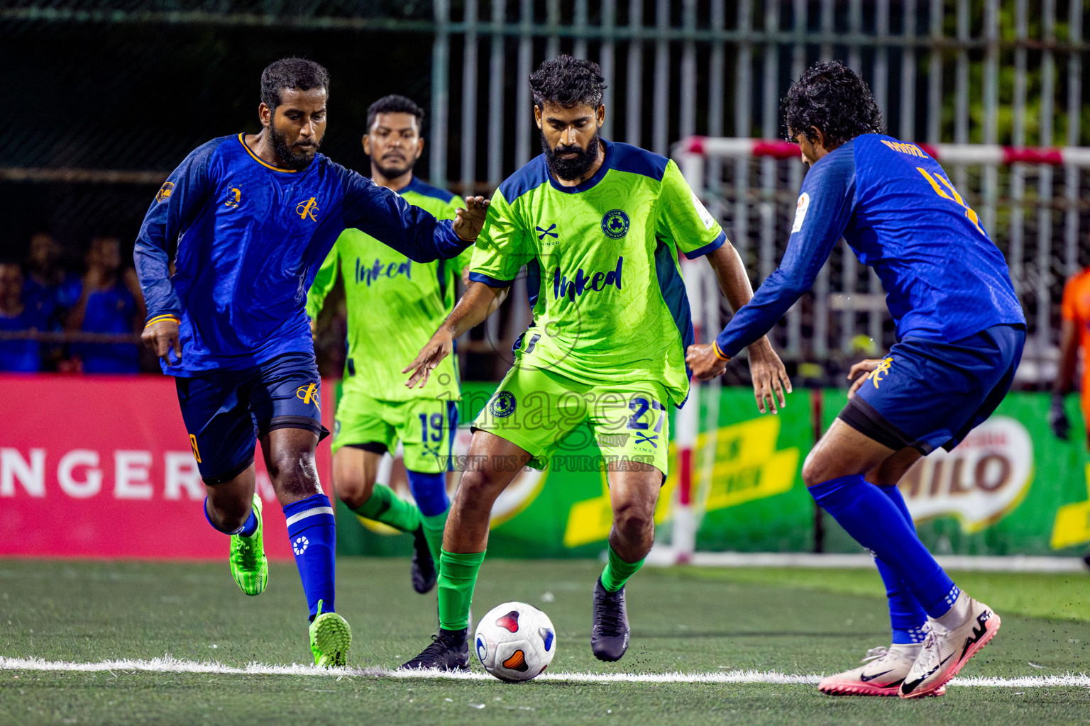 Customs rc vs Club Immigration in Club Maldives Cup 2024 held in Rehendi Futsal Ground, Hulhumale', Maldives on Wednesday, 2nd October 2024. Photos: Nausham Waheed / images.mv