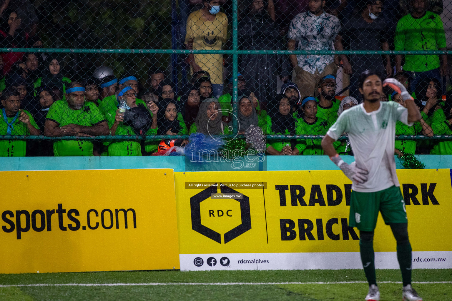 Team FSM vs Club HDC in the Quarter Finals of Club Maldives 2021 held at Hulhumale;, on 12th December 2021 Photos: Ismail Thoriq / images.mv