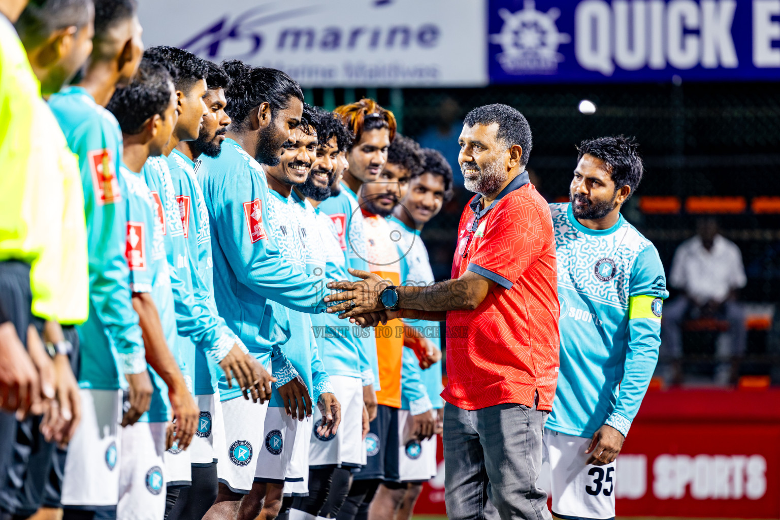 M Kolhufushi VS M Muli in Day 7 of Golden Futsal Challenge 2025 was held on Saturday, 11th January 2025, in Hulhumale', Maldives Photos: Nausham Waheed / images.mv