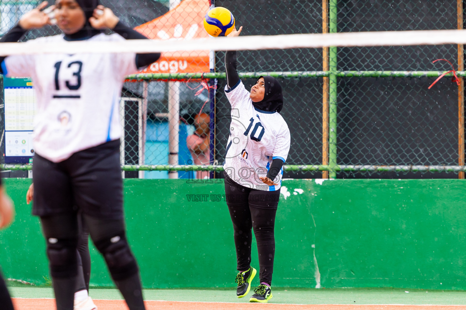 Club rising star academy vs Sports club city in Milo National Junior Volleyball Championship 2025 Day 2 was held on Sunday, 23rd November 2025 at Ekuveni Turf Court Male', Maldives. Photos: Nausham Waheed / images.mv