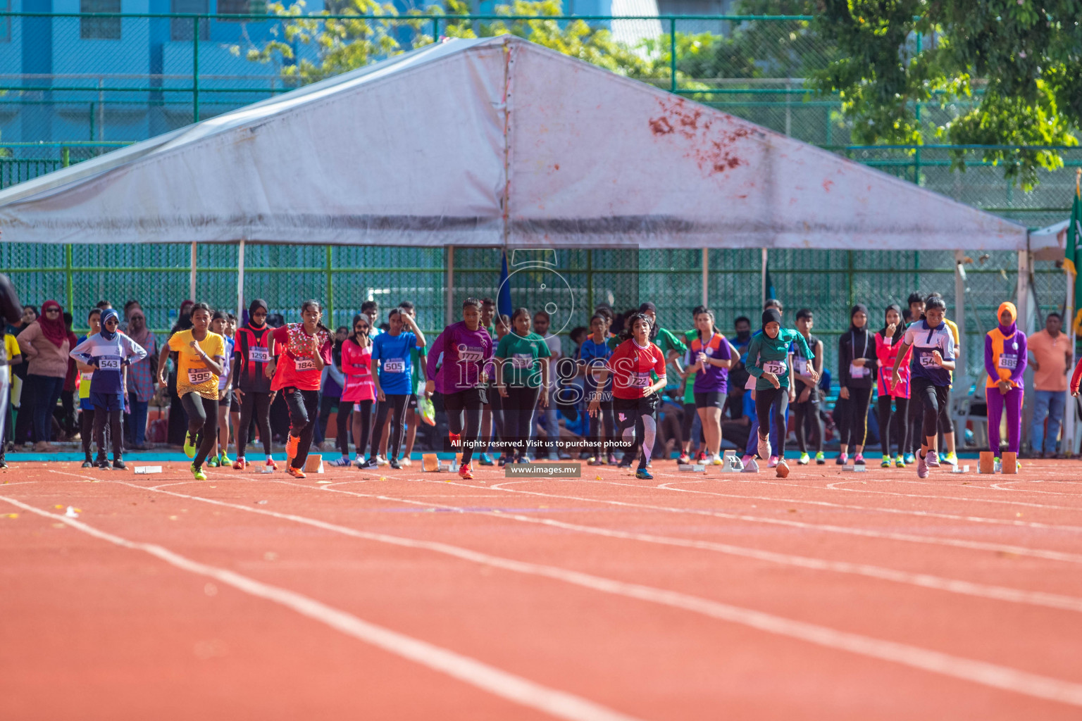 Day 1 of Inter-School Athletics Championship held in Male', Maldives on 22nd May 2022. Photos by: Maanish / images.mv